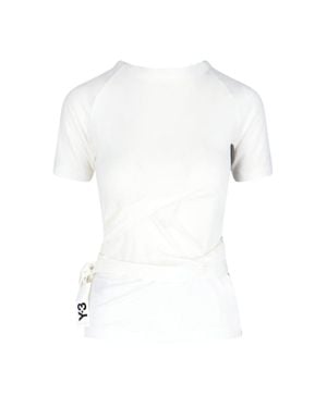 Y-3 Lightweight Stretch Lyocell T-Shirt For - White