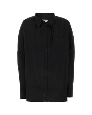 Y. Project Poplin Oversize Shirt - Black