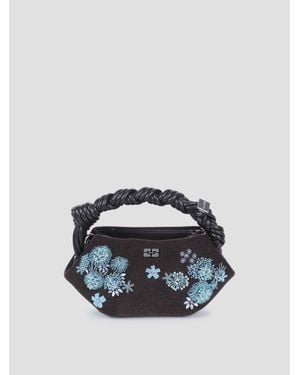 Ganni Mini Bou Evening Bag - Blue