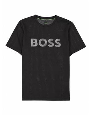 BOSS Performance Stretch Crewneck T-Shirt - Black