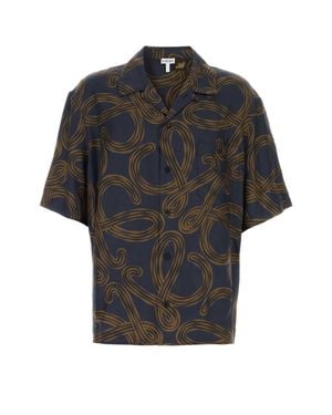 Loewe Silk Shirt For - Black