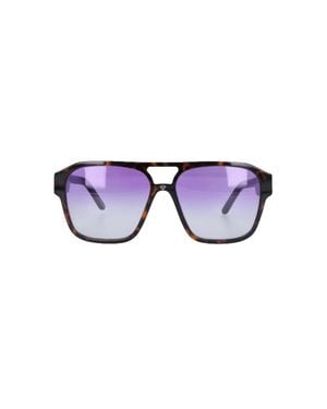 Facehide Square Sunglasses - Purple