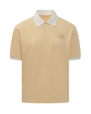 Marni Mini Polo Shirt For Ss26 - Natural