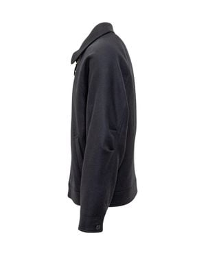 A.P.C. Nera Zip-Front Wool-Blend Jacket - Blue