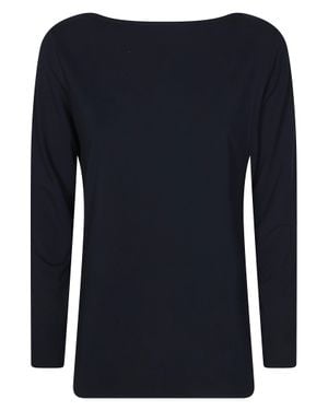 Alpha Studio Stretch Cotton Mini T-Shirt For - Blue