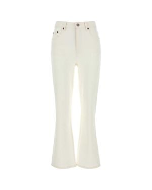 Tory Burch Stretch Denim Jeans - White