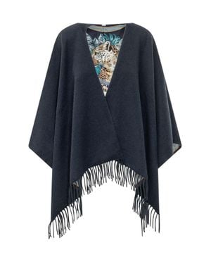 Ferragamo Felindre Cape Scarf - Blue
