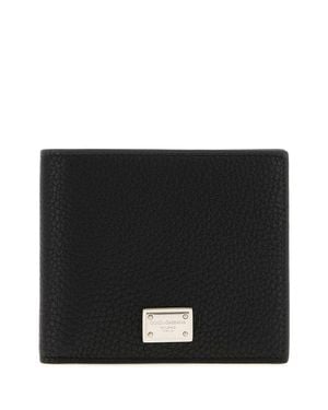 Dolce & Gabbana Mini Leather Wallet With-Tone Hardware - Black