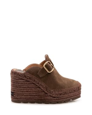 Stella McCartney Gaia Glo Alter Mini Heels - Brown
