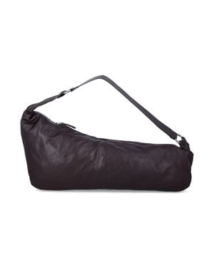Paloma Wool Slouchy Leather Shoulder Bag - Blue