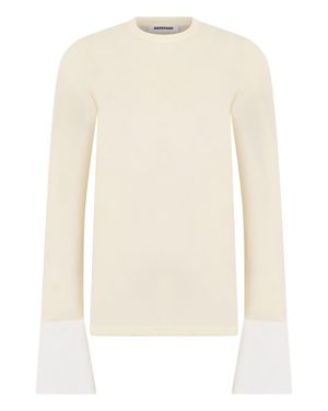 DARKPARK Long Sleeve Top - White