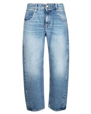 CYCLE Mini Crop Super Fitted Low Waist Jeans - Blue