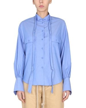 Jejia Poplin Shirt - Blue
