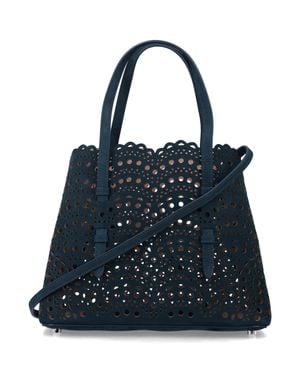 Alaïa Alaïa Mina 25 Tote Bag - Blue