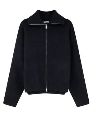 Studio Nicholson Merino Extra-Fine Wool Crewneck Sweater - Black
