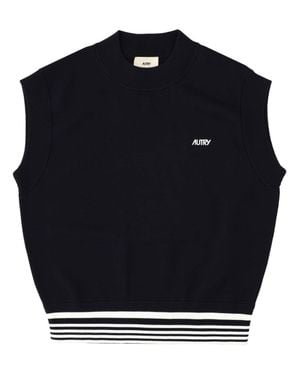 Autry Knitted Tops - Blue