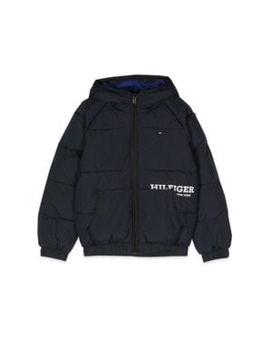 Tommy Hilfiger Logo Padded Jacket - Blue