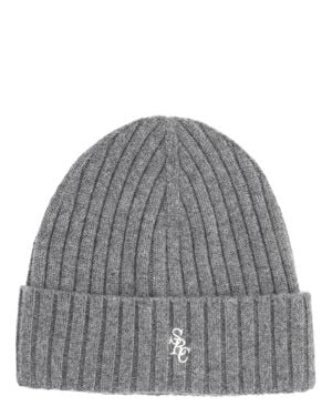 Sporty & Rich Sporty Cap With Logo - Gray
