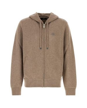 Etro Viscose Crewneck T-Shirt Sweatshirt - Brown
