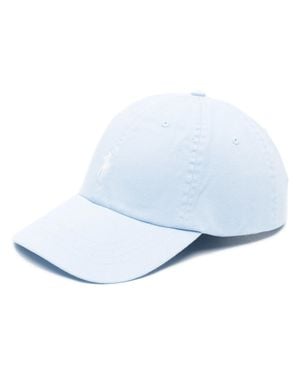 Polo Ralph Lauren Embroidered Ventilated Six-Panel Hat - White