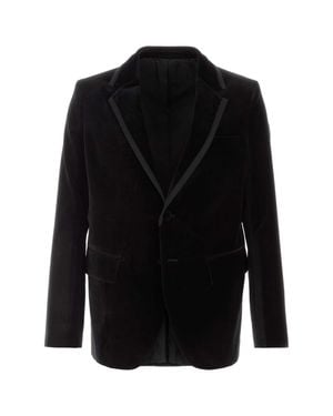 Fendi Cotton Velvet Blazer - Black