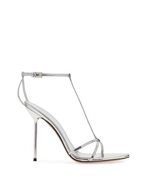 Paris Texas Leather Lidia Heels - White