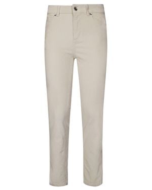 Liu Jo Mini Velvet Striped Jeans - Natural