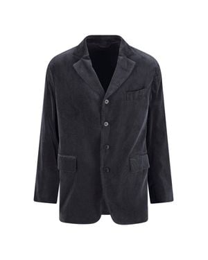 Kaptain Sunshine Corduroy Blazer Jacket - Blue