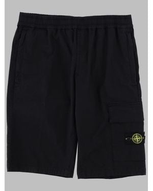 Stone Island Boys' Mini Bermuda Shorts - Black