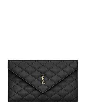 Saint Laurent Paris Pouch - Black