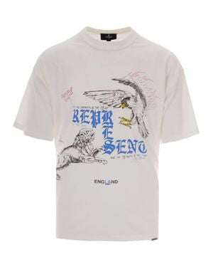 Represent Graphic Cotton T-Shirt - White