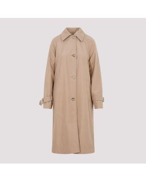 Akris Wool Flannel Coat - Natural