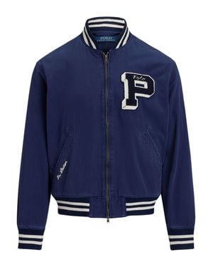 Ralph Lauren Varsity Bomber Jacket - Blue