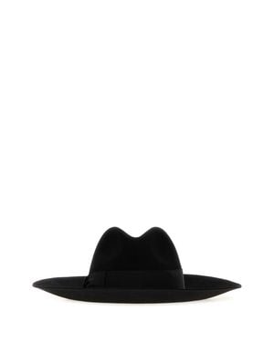Borsalino Sophie Felt Hat - Black