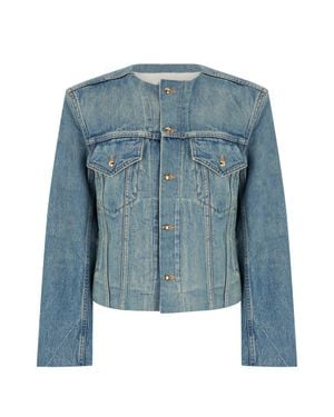 Celine Chic Jacket For - Blue