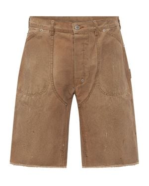 GALLERY DEPT. Casual Bermuda Shorts With Button Closure - Brown