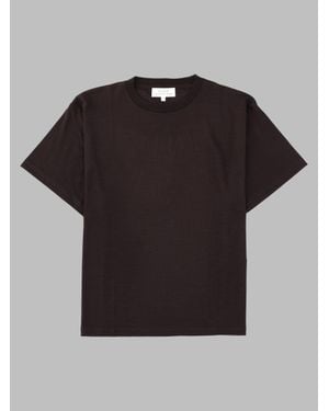 Studio Nicholson Japanese-Made Wool T-Shirt - Black