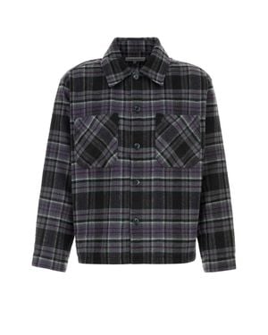 Carhartt Embroidered Flannel Parson Shirt - Black