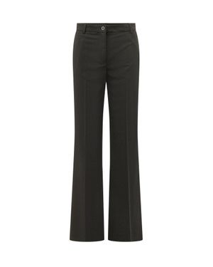Pinko Fluid Paint-Effect Pants - Black
