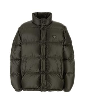 Prada Quilted Jacket - Green