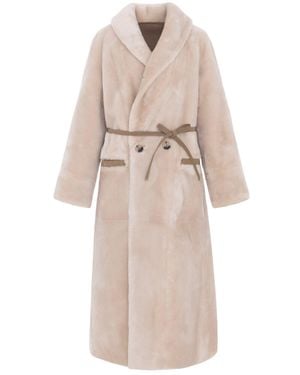 Urbancode Lightweight Polyester Coat - Natural