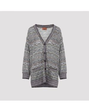 Missoni Caprdoni Maxi Cardigan - Gray