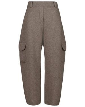 Lisa Yang Azaria Cargo Knitted Pants - Gray