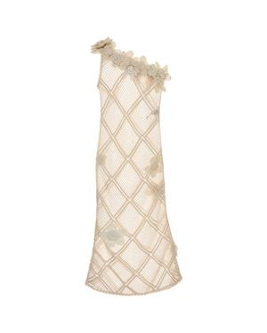 JW Anderson Sand Crochet Dress - White