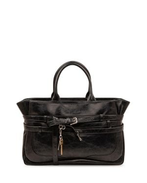 OSOI Shoulder Brocle Shoulder Bag - Black