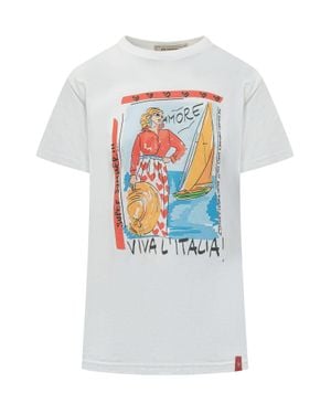 ALESSANDRO ENRIQUEZ Vibrant T-Shirt - White