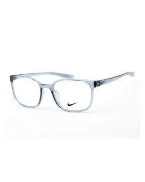 Nike Sleek Rectangular Eyeglasses For - Metallic