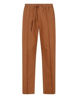 Valentino 100% Cotton Pants - Brown
