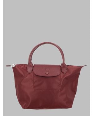 Longchamp Handbag Le Pliage Polyamide Handbags - Red