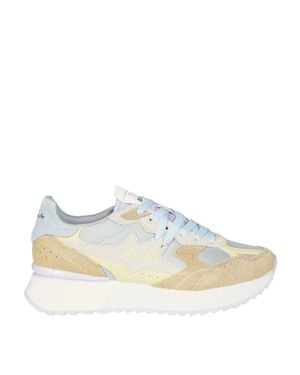 Sun 68 Stylish Platform Sneakers - White